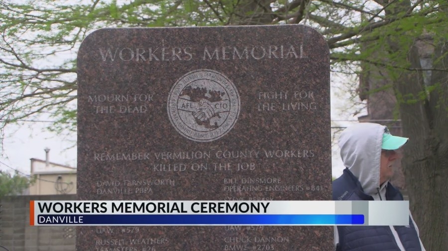 Danville man honored for Workers Memorial Day