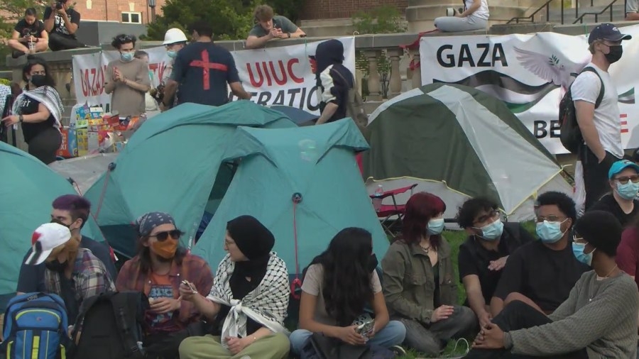 U of I student facing additional charge for pro-Palestine protests