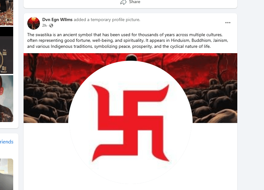 ‘I strongly denounce this hate': Champaign mayor responds to council member's swastika post on Facebook