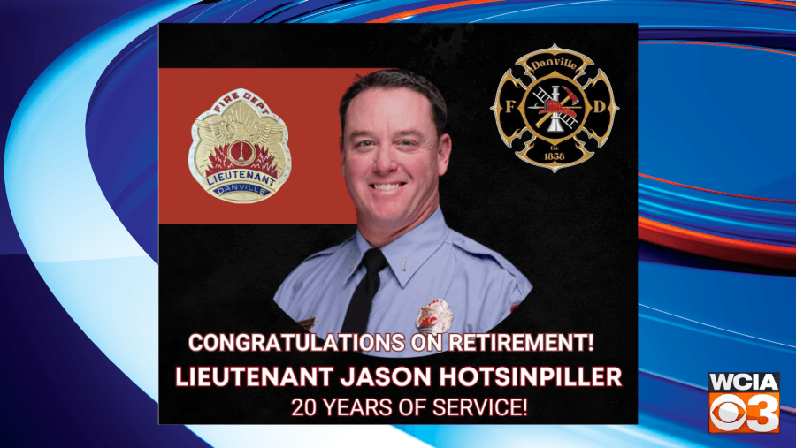 Danville Fire Lieutenant retires after 20 years