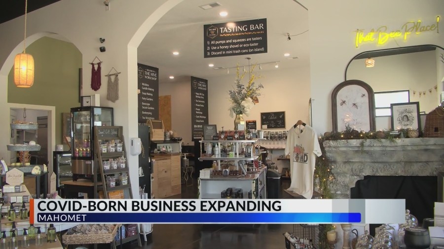 Mahomet ‘beetique' honey shop continues expanding, buzzes with business