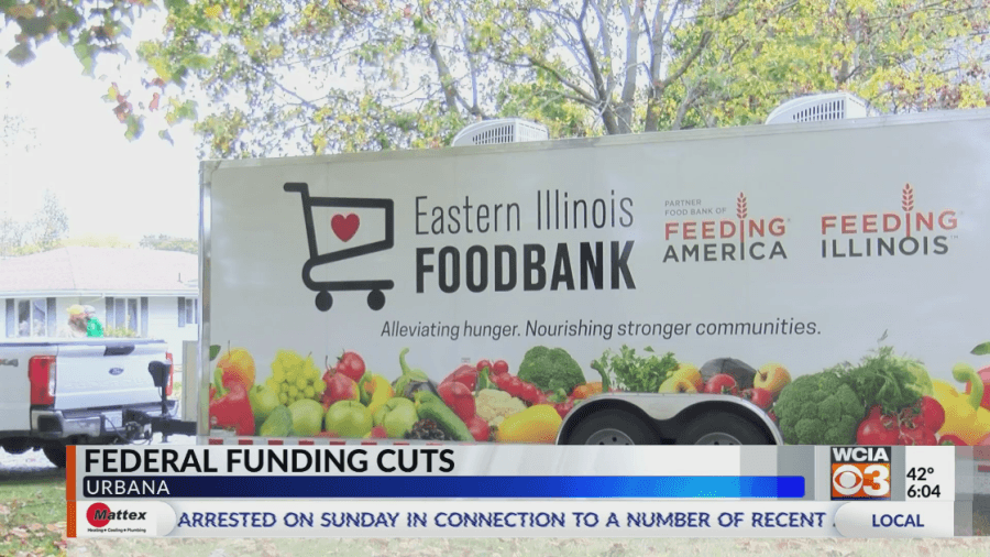 Federal funding cuts impact Central Illinois food banks, farmers