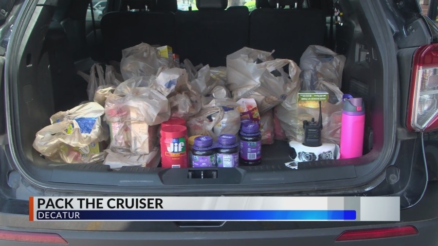 Decatur police run ‘Pack the Cruiser' food drive