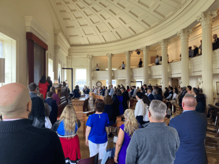 ‘Proudly making our country your new home': Citizens naturalized at Old State Capitol ceremony
