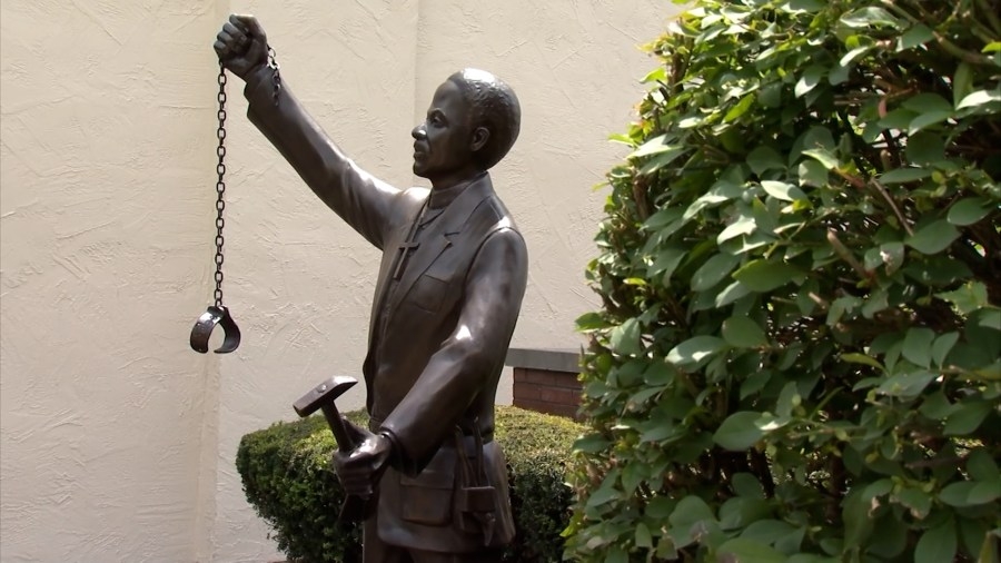 Statue honoring Lancaster's first Black business owner completed