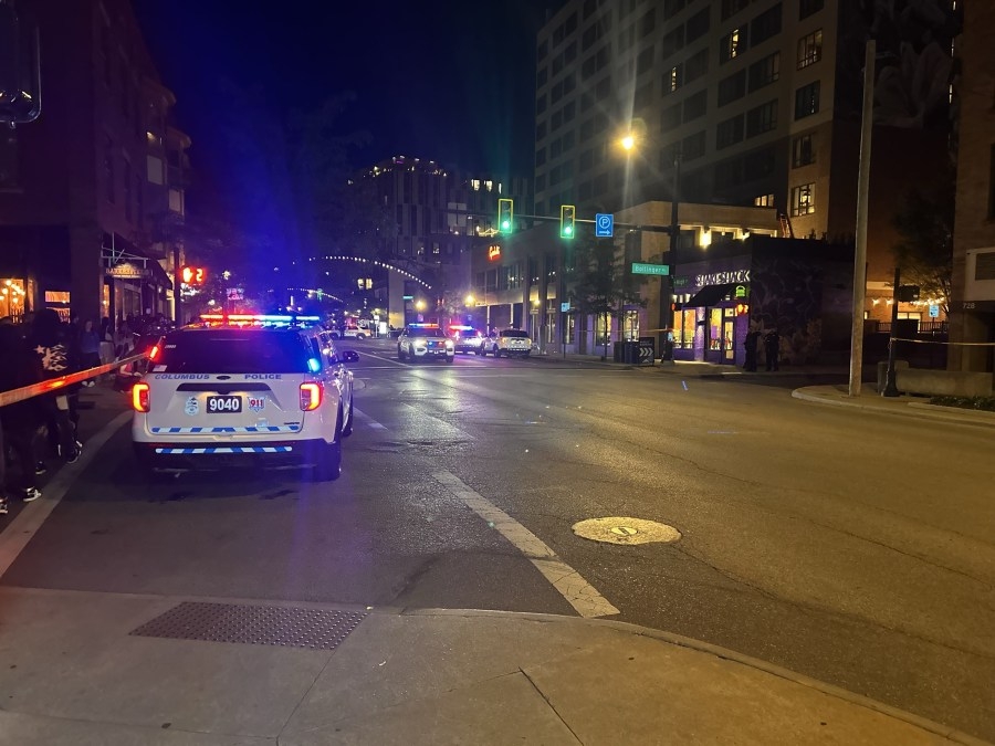 Two shot on North High Street Saturday evening