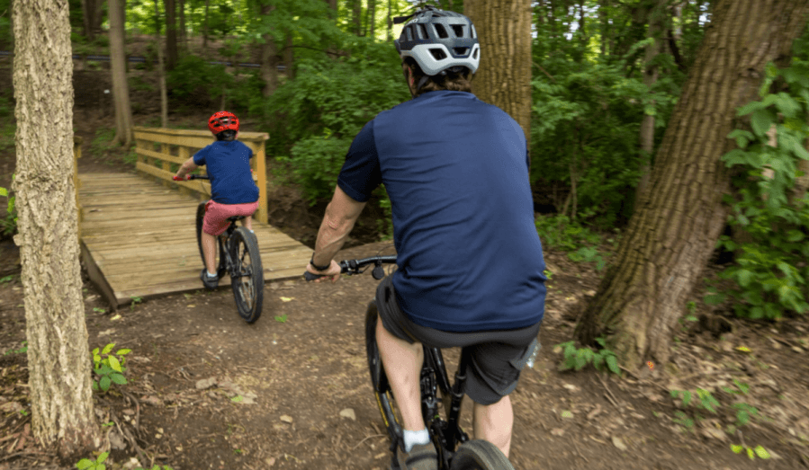 Gahanna unveils mountain bike trail at Academy Park