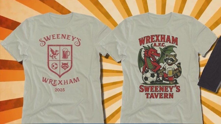 Local man's company sees T-shirts worn globally, on TV and by sports teams