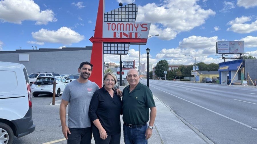Former diner owner honored with street sign