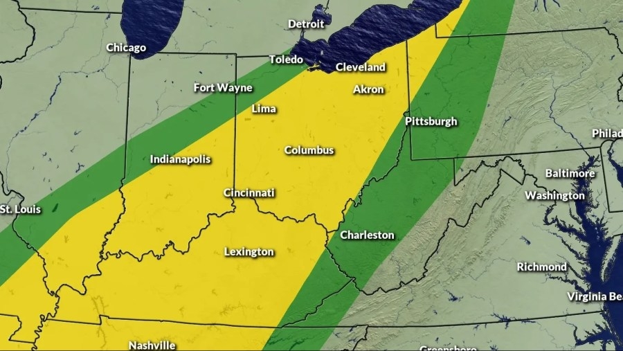 Timeline: When strong storms are likely in central Ohio on Thursday
