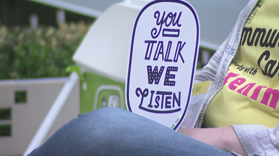Sidewalk Talk in downtown Kansas City brings attention to mental health