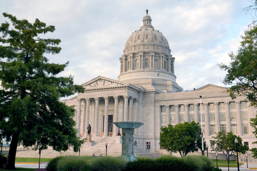 Missouri State Capitol lights up green for Mental Health Awareness Month