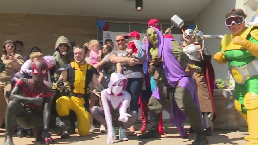 Kansas City superheroes assemble behind local child battling cancer