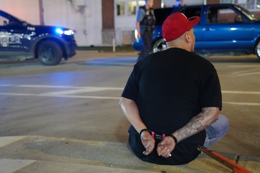 Kansas City police stop potential sideshow during First Friday; enforcement continues