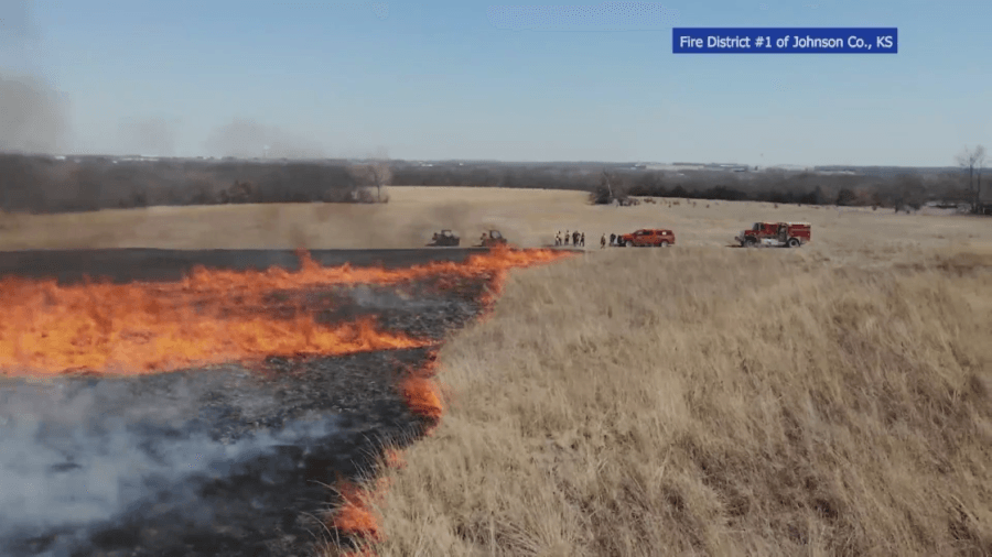 Dozens of wildfires burn across Missouri, Kansas as fire danger continues this week