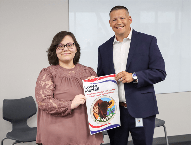 Wyandotte County announces winner for ‘I Voted' sticker contest