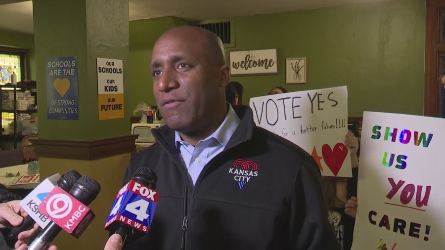 KCPS staff, city leaders join in rally for ‘yes' on school bond vote