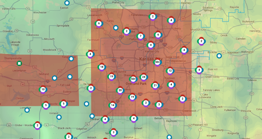 Thousands without power after overnight flash flooding in Kansas City metro