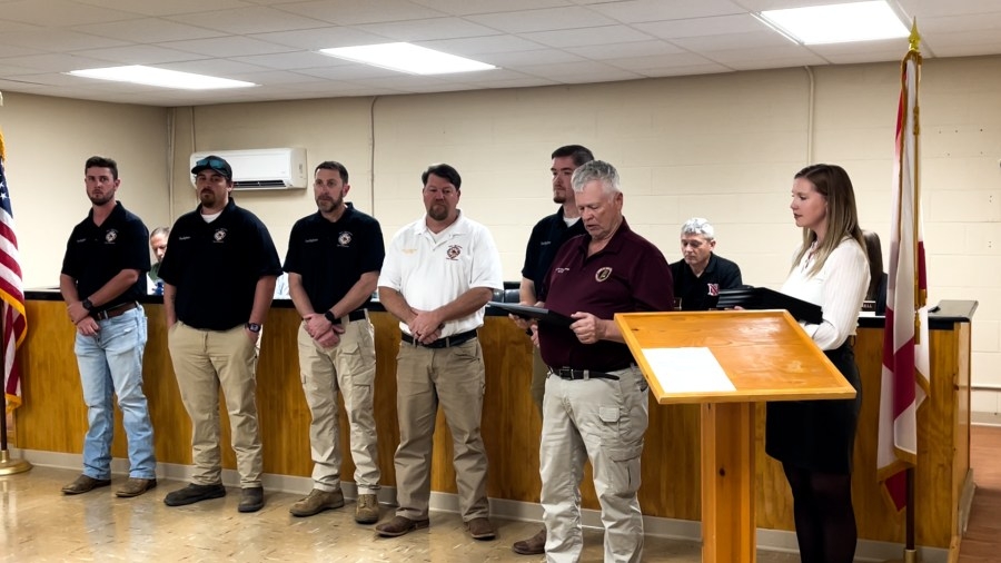 Coffee Co. first responders honored for bravery and courage shown during deadly fishing accident