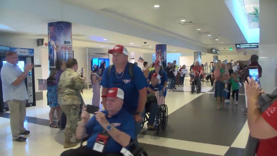WATCH: Wiregrass veterans met with warm welcome on return from D.C.