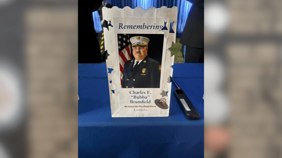 Nicholasville Fire Department pays tribute to fallen former chief on International Firefighters' Day