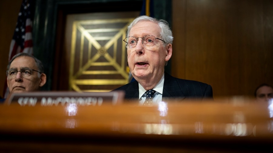 McConnell says courts will decide Trump DOE efforts while promoting ag bill