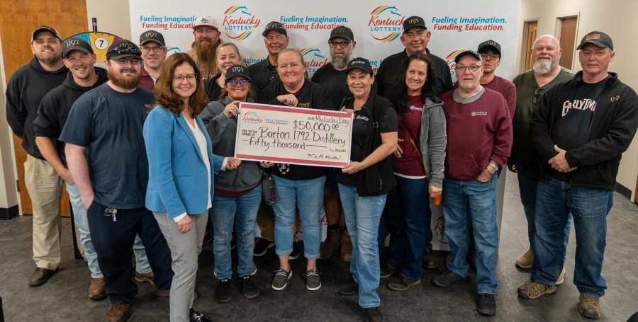 Kentucky distillery employees hit the jackpot, to split $50K in office pool