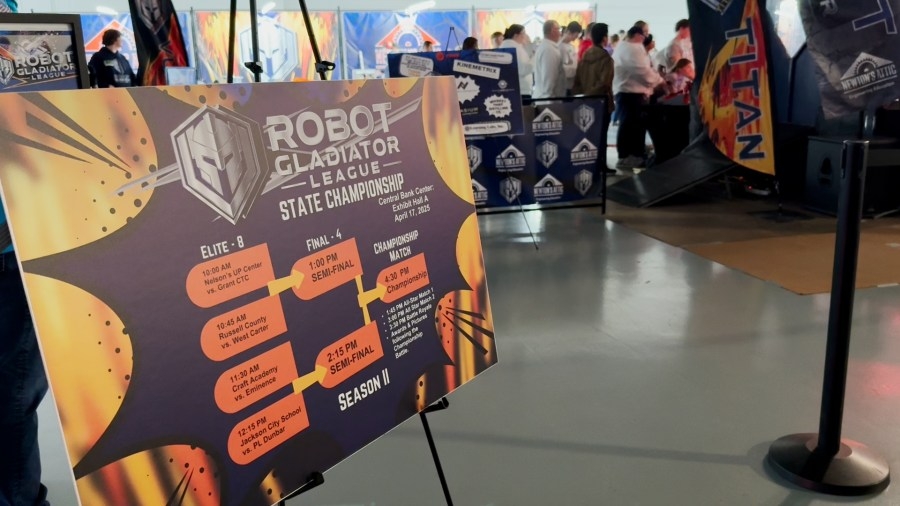 Lexington sets the stage for an epic clash of robots, highlighting STEM education