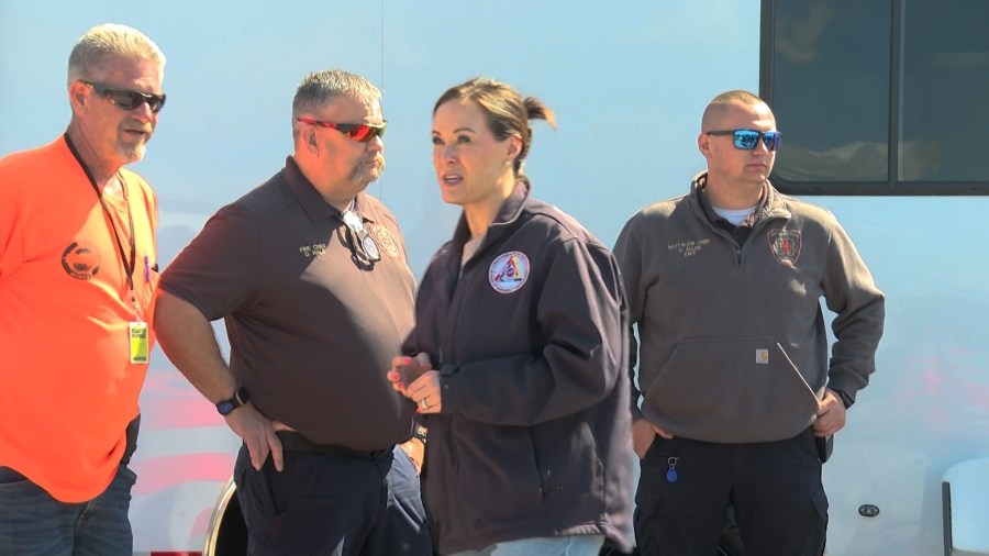 Kentucky Lt. Gov. Coleman surveys Laurel County damage