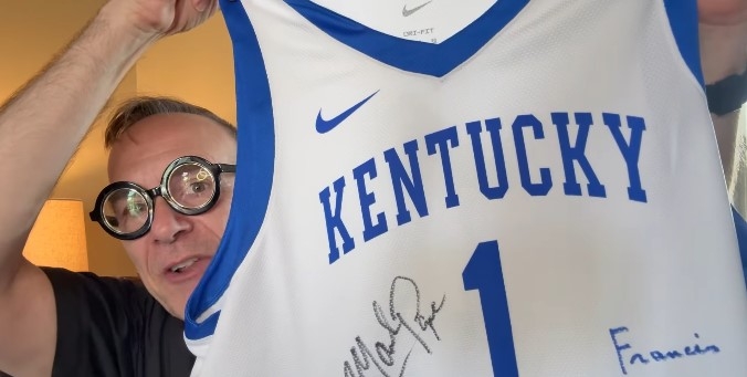 Kentucky priest asks what to do with UK jersey signed by late pope, head coach