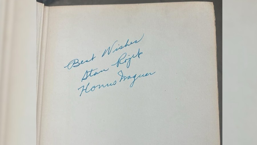 Kentuckian scores at Morehead Goodwill with autographed book by MLB legend