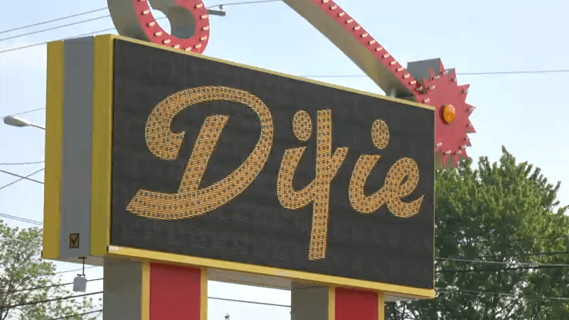 Iconic local theater officially unveils new sign