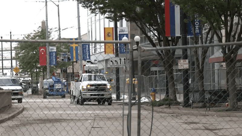 Dayton finalizing construction in downtown ahead of NATO