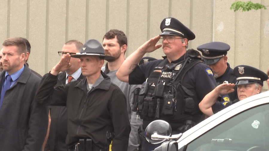 Miami Valley law enforcement sees fallen Morrow County deputy off on journey home