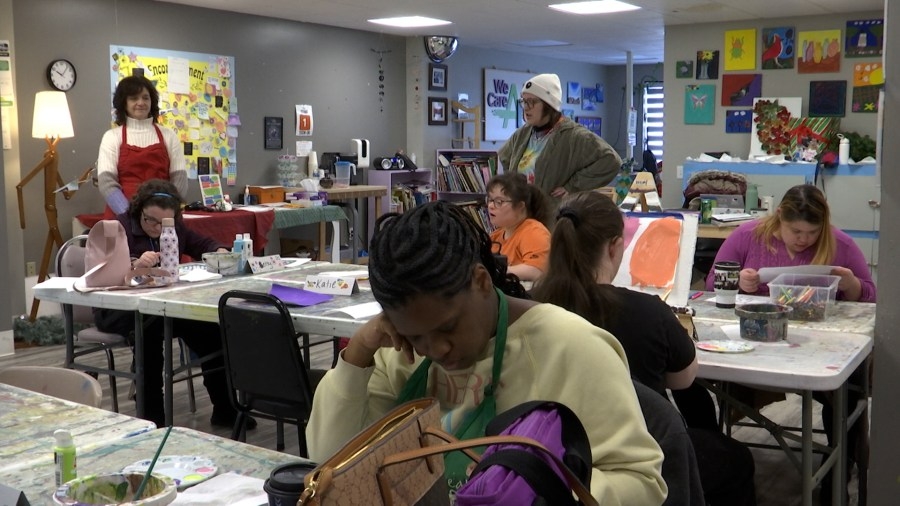 Collaborative artwork benefits We Care Arts