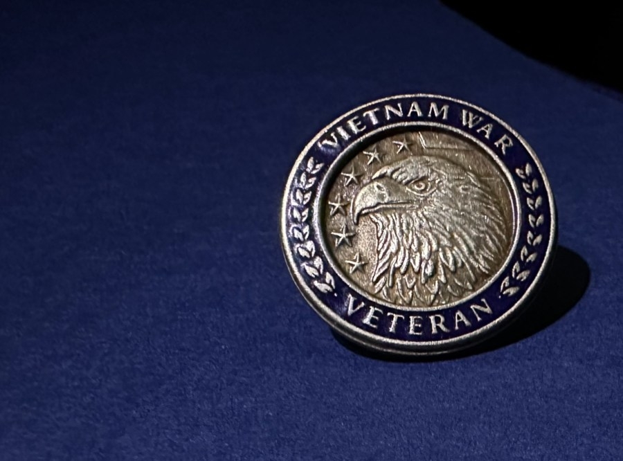 Vietnam War veterans honored with 50th anniversary pin