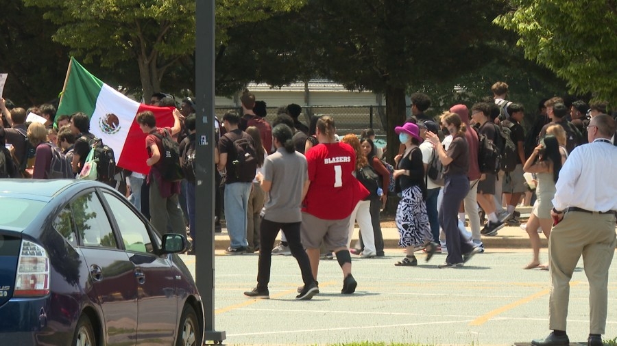 Montgomery Blair High School students organize walkout to support deported classmate
