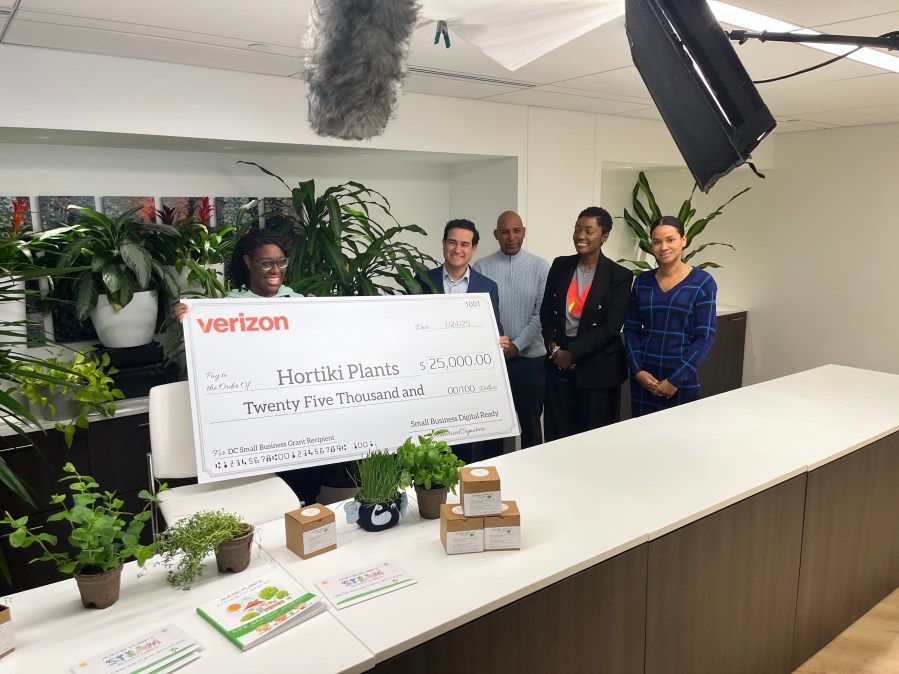 Maryland business owner wins $25K grant from Verizon, tickets to Super Bowl