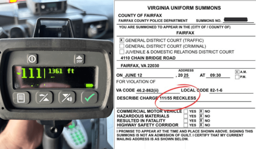 Police issue over 9,000 citations during first wave of Fairfax County's ‘Road Shark' campaign