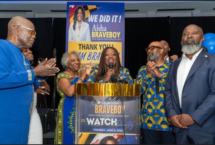 Braveboy outlines plans as newly elected Prince George's County executive