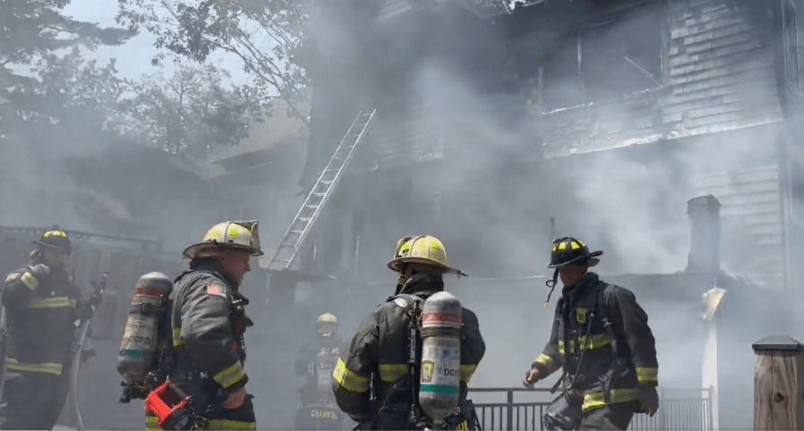 Around 100 firefighters respond to Northwest DC house fire