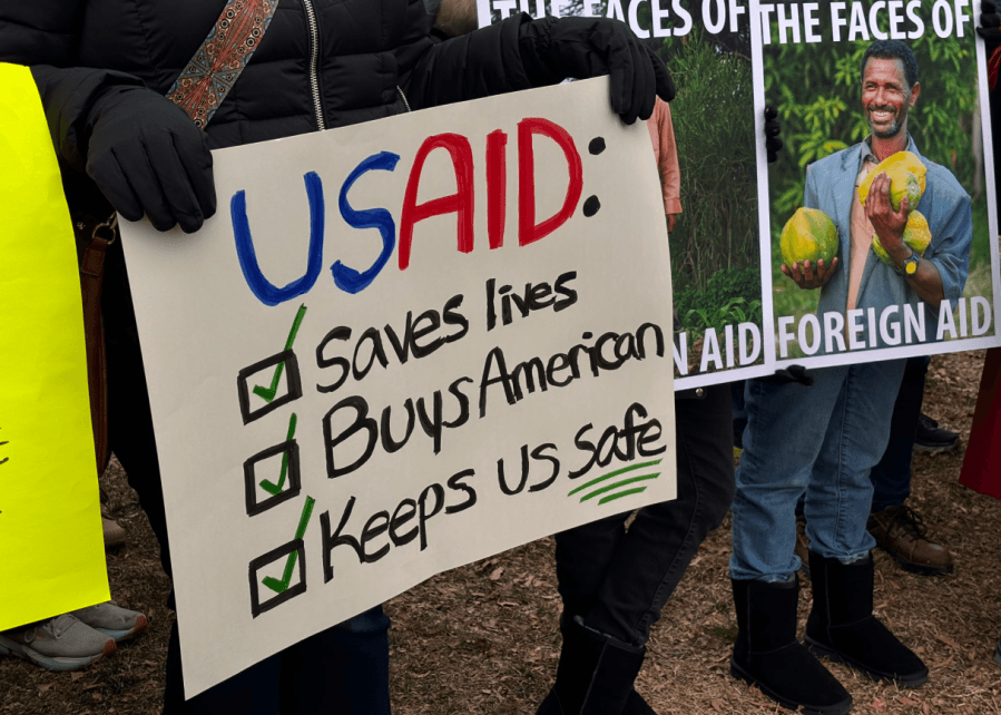 ‘If you feel like USAID needs to go away, you need to do your homework': Rally hosted outside US Capitol as Trump administration aims to dismantle USAID
