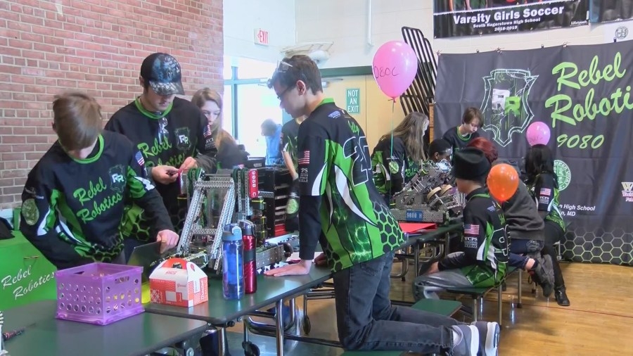 South Martinsburg Middle School robotics team heads to Texas for world championships