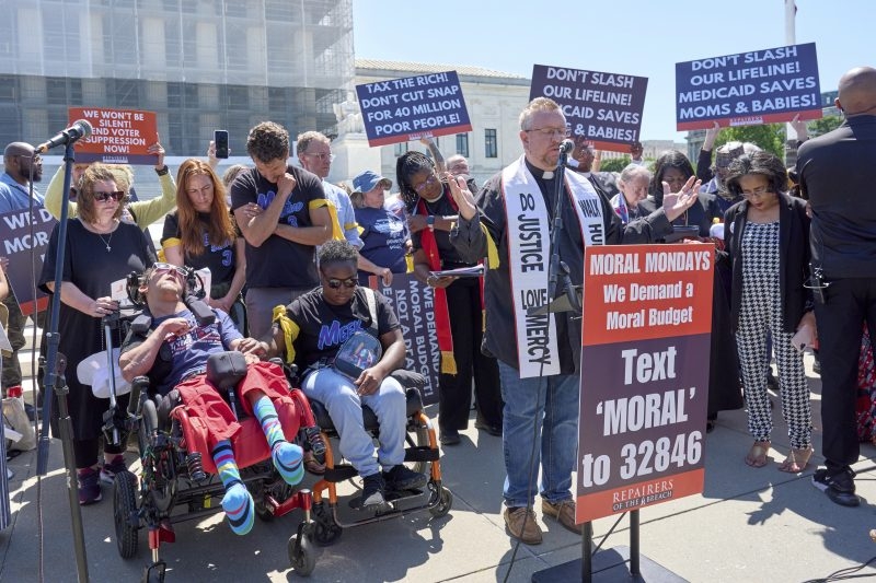 Faith leaders protest ‘big, beautiful bill'