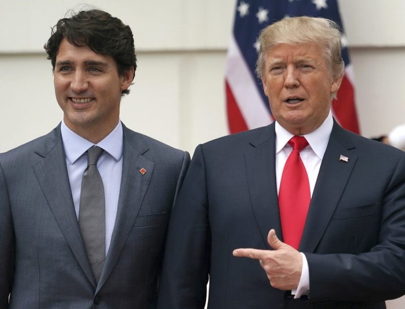 President Trump threatens tariffs on Canadian dairy and lumber