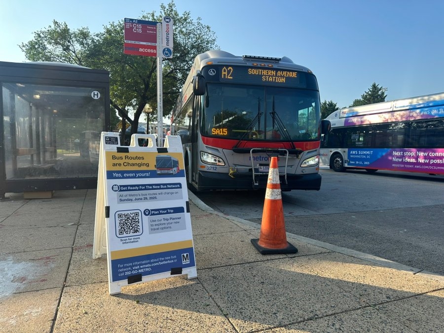 Metrobus riders prepare for new route changes, names starting Sunday