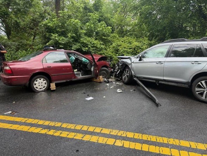Person hospitalized in Montgomery County crash