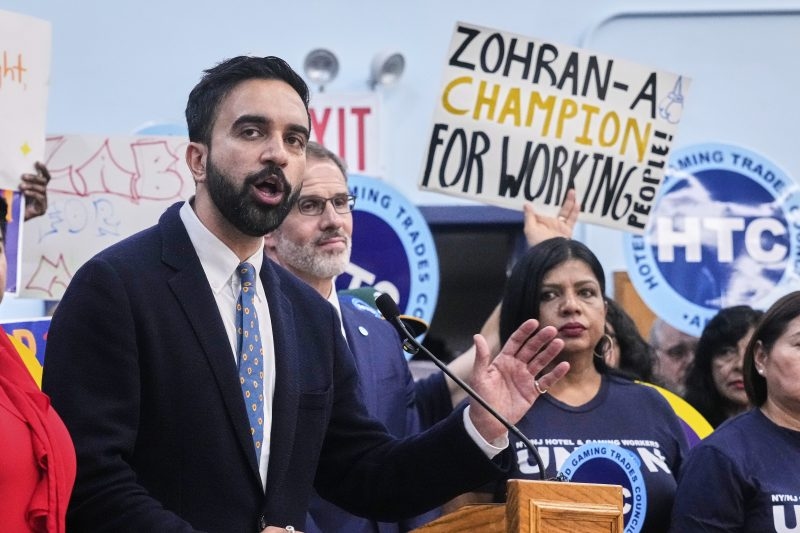 Democratic nominee for NYC mayor visits Washington