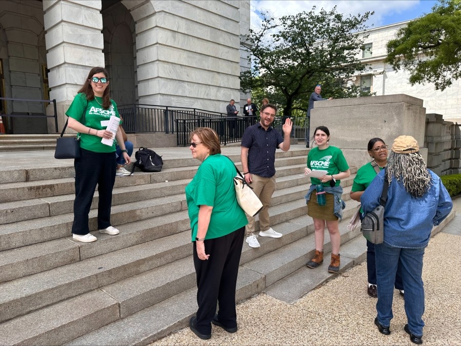 ‘We need a Hail Mary now': DC workers lobby Congress to pass budget fix