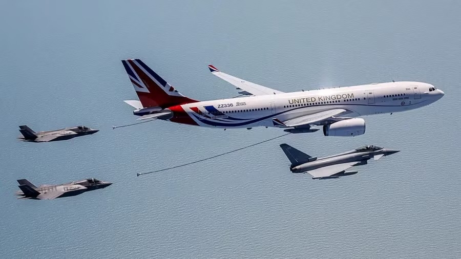 The British Air Force One is also an aerial tanker